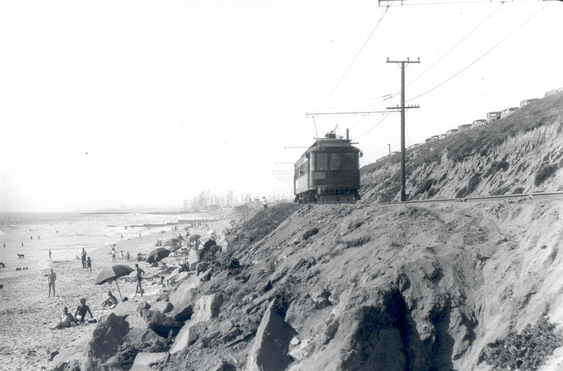 Illustration for article titled Trolley Tracks Once Ran Through the Beaches of Los Angeles